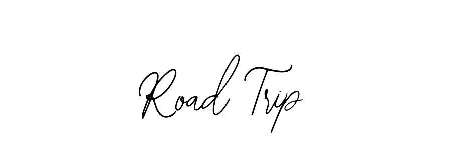 How to make Road Trip name signature. Use Bearetta-2O07w style for creating short signs online. This is the latest handwritten sign. Road Trip signature style 12 images and pictures png