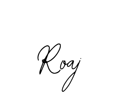 You should practise on your own different ways (Bearetta-2O07w) to write your name (Roaj) in signature. don't let someone else do it for you. Roaj signature style 12 images and pictures png