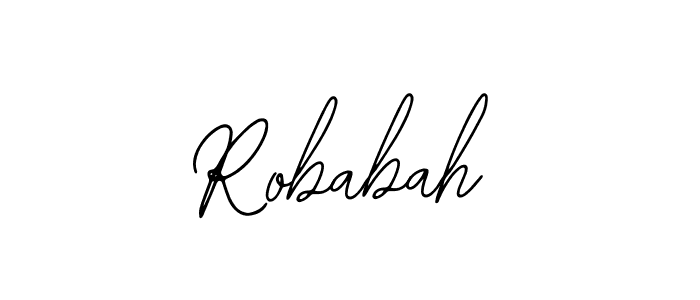 You should practise on your own different ways (Bearetta-2O07w) to write your name (Robabah) in signature. don't let someone else do it for you. Robabah signature style 12 images and pictures png
