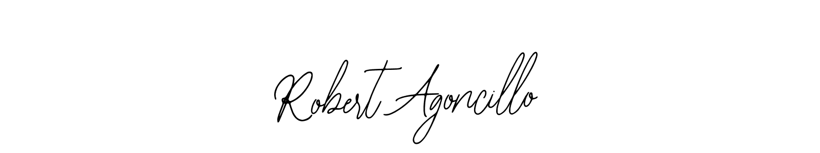 You should practise on your own different ways (Bearetta-2O07w) to write your name (Robert Agoncillo) in signature. don't let someone else do it for you. Robert Agoncillo signature style 12 images and pictures png