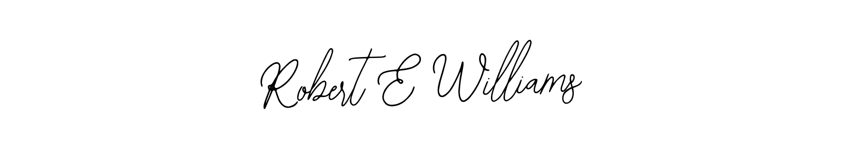 You should practise on your own different ways (Bearetta-2O07w) to write your name (Robert E Williams) in signature. don't let someone else do it for you. Robert E Williams signature style 12 images and pictures png