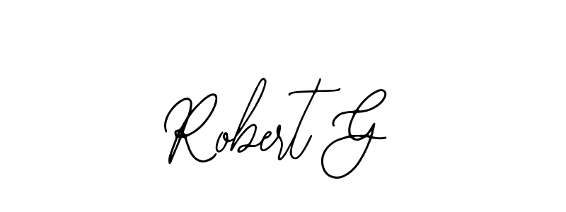 How to make Robert G name signature. Use Bearetta-2O07w style for creating short signs online. This is the latest handwritten sign. Robert G signature style 12 images and pictures png