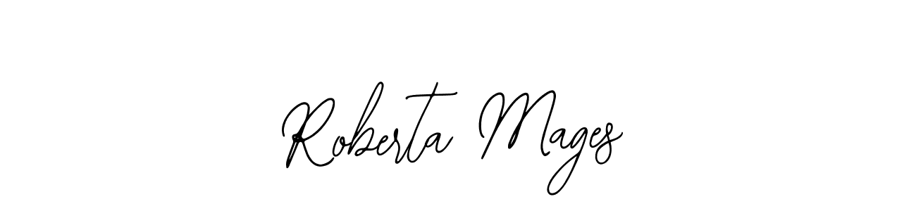 It looks lik you need a new signature style for name Roberta Mages. Design unique handwritten (Bearetta-2O07w) signature with our free signature maker in just a few clicks. Roberta Mages signature style 12 images and pictures png