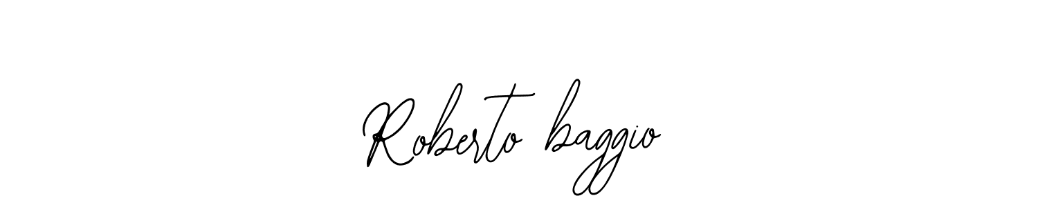 How to make Roberto baggio name signature. Use Bearetta-2O07w style for creating short signs online. This is the latest handwritten sign. Roberto baggio signature style 12 images and pictures png