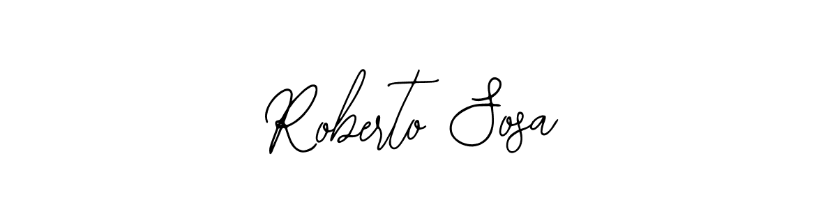 Bearetta-2O07w is a professional signature style that is perfect for those who want to add a touch of class to their signature. It is also a great choice for those who want to make their signature more unique. Get Roberto Sosa name to fancy signature for free. Roberto Sosa signature style 12 images and pictures png