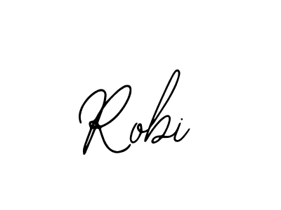 Design your own signature with our free online signature maker. With this signature software, you can create a handwritten (Bearetta-2O07w) signature for name Robi. Robi signature style 12 images and pictures png