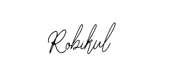 Bearetta-2O07w is a professional signature style that is perfect for those who want to add a touch of class to their signature. It is also a great choice for those who want to make their signature more unique. Get Robikul name to fancy signature for free. Robikul signature style 12 images and pictures png