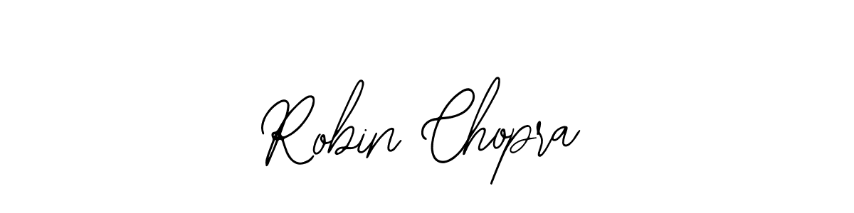 How to make Robin Chopra name signature. Use Bearetta-2O07w style for creating short signs online. This is the latest handwritten sign. Robin Chopra signature style 12 images and pictures png