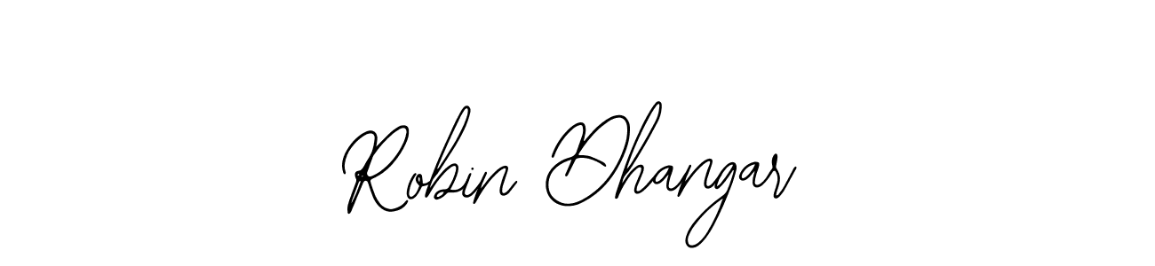 You should practise on your own different ways (Bearetta-2O07w) to write your name (Robin Dhangar) in signature. don't let someone else do it for you. Robin Dhangar signature style 12 images and pictures png