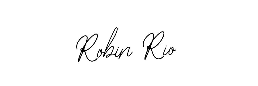 How to make Robin Rio name signature. Use Bearetta-2O07w style for creating short signs online. This is the latest handwritten sign. Robin Rio signature style 12 images and pictures png