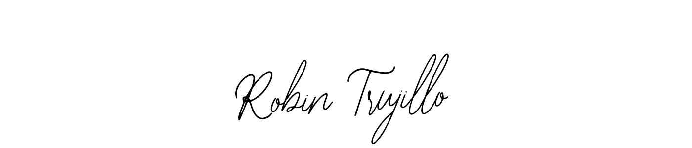 The best way (Bearetta-2O07w) to make a short signature is to pick only two or three words in your name. The name Robin Trujillo include a total of six letters. For converting this name. Robin Trujillo signature style 12 images and pictures png