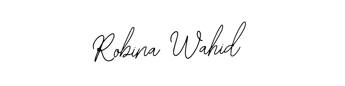 Here are the top 10 professional signature styles for the name Robina Wahid. These are the best autograph styles you can use for your name. Robina Wahid signature style 12 images and pictures png