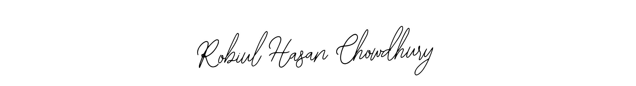 How to make Robiul Hasan Chowdhury name signature. Use Bearetta-2O07w style for creating short signs online. This is the latest handwritten sign. Robiul Hasan Chowdhury signature style 12 images and pictures png