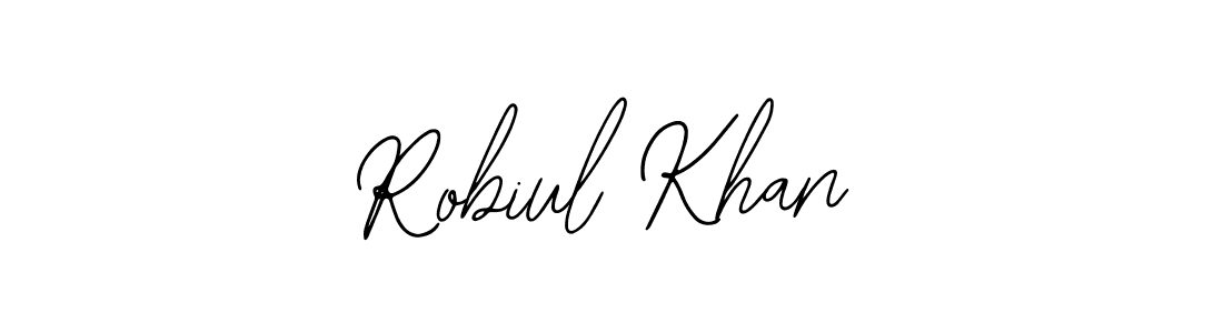 Similarly Bearetta-2O07w is the best handwritten signature design. Signature creator online .You can use it as an online autograph creator for name Robiul Khan. Robiul Khan signature style 12 images and pictures png