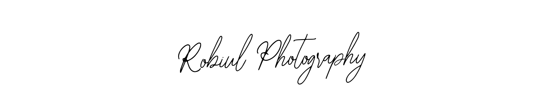 Also we have Robiul Photography name is the best signature style. Create professional handwritten signature collection using Bearetta-2O07w autograph style. Robiul Photography signature style 12 images and pictures png