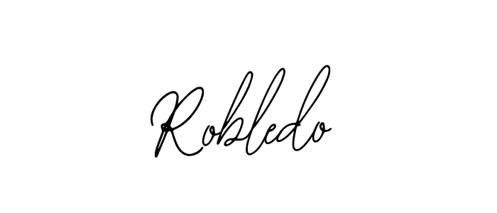 Similarly Bearetta-2O07w is the best handwritten signature design. Signature creator online .You can use it as an online autograph creator for name Robledo. Robledo signature style 12 images and pictures png