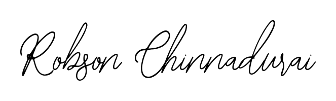 Enhance your business communications with Robson Chinnadurai signature in Bearetta-2O07w lettering. Clean, modern, and universally compatible. Robson Chinnadurai signature style 12 images and pictures png
