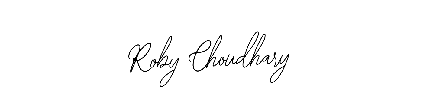 How to make Roby Choudhary signature? Bearetta-2O07w is a professional autograph style. Create handwritten signature for Roby Choudhary name. Roby Choudhary signature style 12 images and pictures png