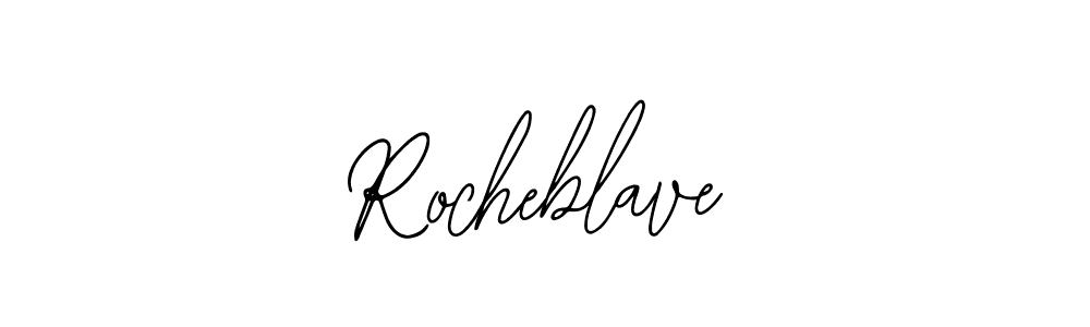 You should practise on your own different ways (Bearetta-2O07w) to write your name (Rocheblave) in signature. don't let someone else do it for you. Rocheblave signature style 12 images and pictures png