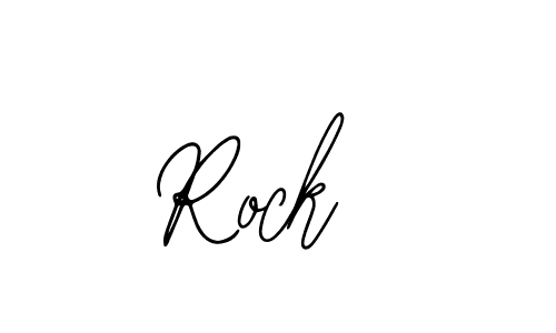 Similarly Bearetta-2O07w is the best handwritten signature design. Signature creator online .You can use it as an online autograph creator for name Rock . Rock  signature style 12 images and pictures png