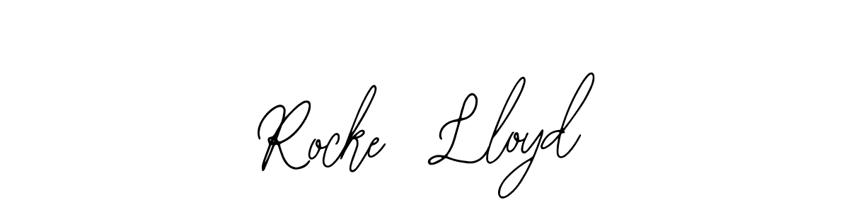 Make a beautiful signature design for name Rocke  Lloyd. With this signature (Bearetta-2O07w) style, you can create a handwritten signature for free. Rocke  Lloyd signature style 12 images and pictures png