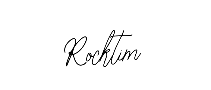 Design your own signature with our free online signature maker. With this signature software, you can create a handwritten (Bearetta-2O07w) signature for name Rocktim. Rocktim signature style 12 images and pictures png