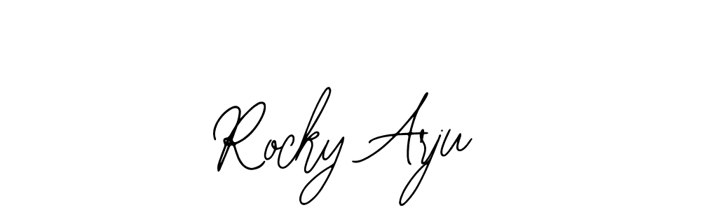 Also we have Rocky Arju name is the best signature style. Create professional handwritten signature collection using Bearetta-2O07w autograph style. Rocky Arju signature style 12 images and pictures png