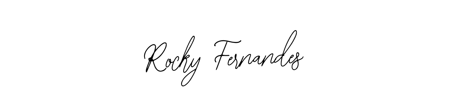 How to make Rocky Fernandes signature? Bearetta-2O07w is a professional autograph style. Create handwritten signature for Rocky Fernandes name. Rocky Fernandes signature style 12 images and pictures png