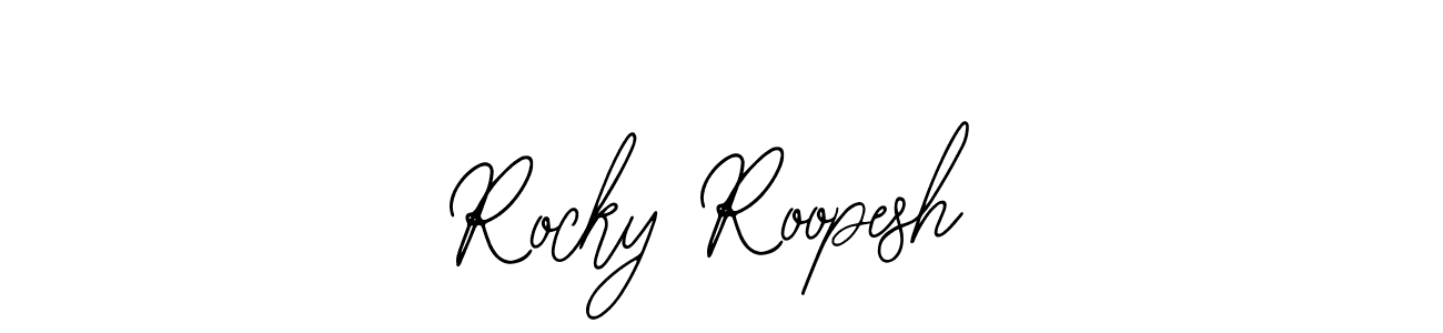Once you've used our free online signature maker to create your best signature Bearetta-2O07w style, it's time to enjoy all of the benefits that Rocky Roopesh name signing documents. Rocky Roopesh signature style 12 images and pictures png