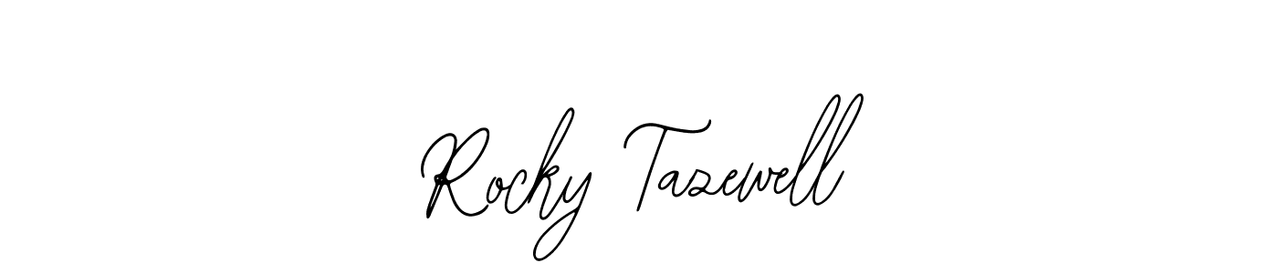 Also You can easily find your signature by using the search form. We will create Rocky Tazewell name handwritten signature images for you free of cost using Bearetta-2O07w sign style. Rocky Tazewell signature style 12 images and pictures png