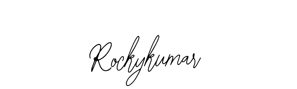 How to make Rockykumar signature? Bearetta-2O07w is a professional autograph style. Create handwritten signature for Rockykumar name. Rockykumar signature style 12 images and pictures png