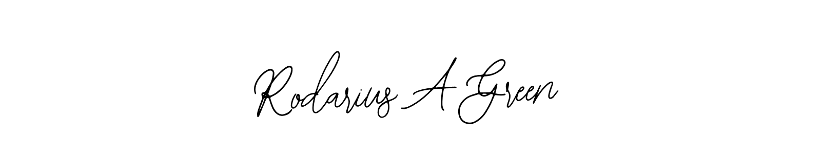 This is the best signature style for the Rodarius A Green name. Also you like these signature font (Bearetta-2O07w). Mix name signature. Rodarius A Green signature style 12 images and pictures png