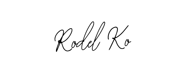 Make a short Rodel Ko signature style. Manage your documents anywhere anytime using Bearetta-2O07w. Create and add eSignatures, submit forms, share and send files easily. Rodel Ko signature style 12 images and pictures png