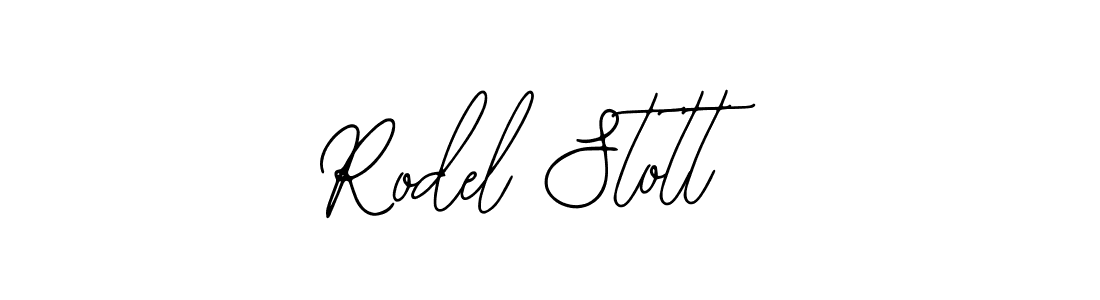 You should practise on your own different ways (Bearetta-2O07w) to write your name (Rodel Stott) in signature. don't let someone else do it for you. Rodel Stott signature style 12 images and pictures png