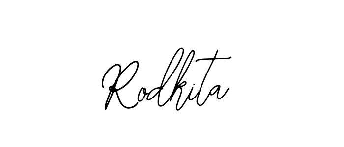 How to make Rodkita name signature. Use Bearetta-2O07w style for creating short signs online. This is the latest handwritten sign. Rodkita signature style 12 images and pictures png