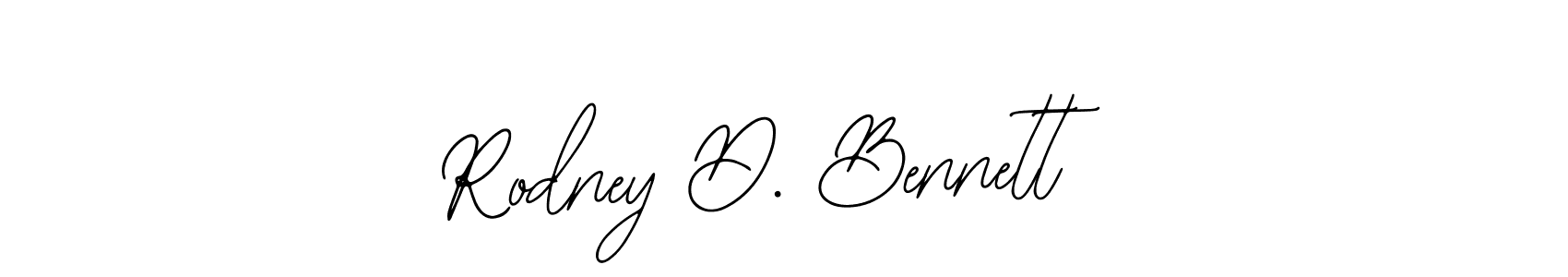 Make a short Rodney D. Bennett signature style. Manage your documents anywhere anytime using Bearetta-2O07w. Create and add eSignatures, submit forms, share and send files easily. Rodney D. Bennett signature style 12 images and pictures png