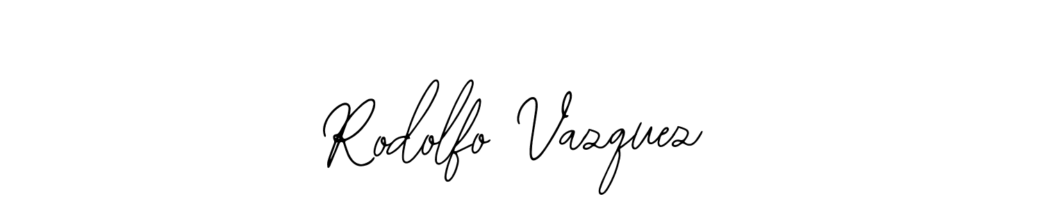 Use a signature maker to create a handwritten signature online. With this signature software, you can design (Bearetta-2O07w) your own signature for name Rodolfo Vazquez. Rodolfo Vazquez signature style 12 images and pictures png