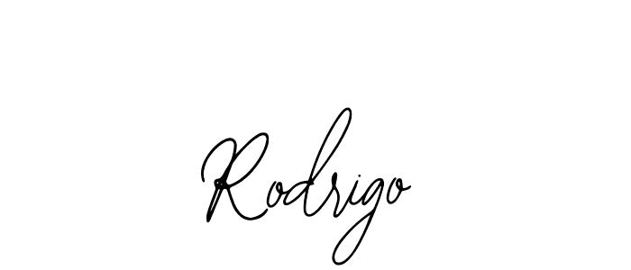 How to make Rodrigo name signature. Use Bearetta-2O07w style for creating short signs online. This is the latest handwritten sign. Rodrigo signature style 12 images and pictures png