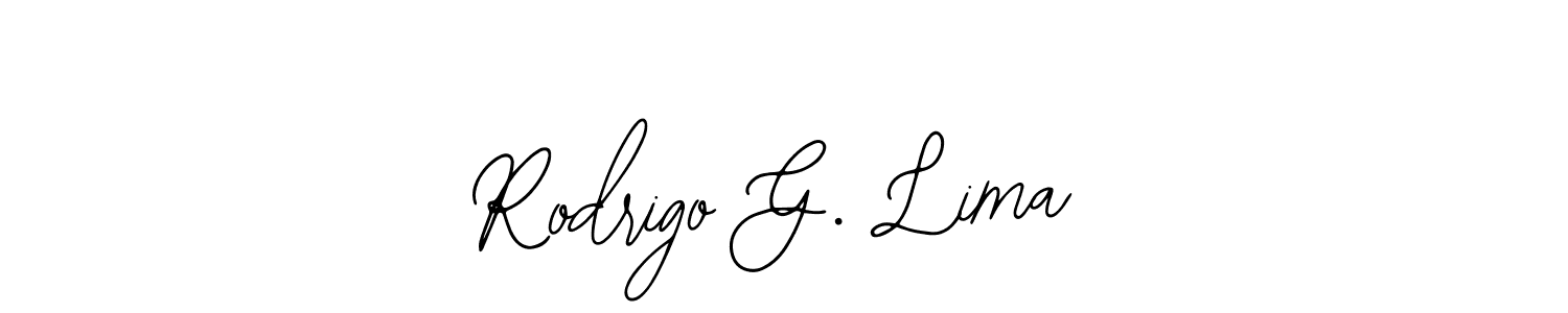 The best way (Bearetta-2O07w) to make a short signature is to pick only two or three words in your name. The name Rodrigo G. Lima include a total of six letters. For converting this name. Rodrigo G. Lima signature style 12 images and pictures png