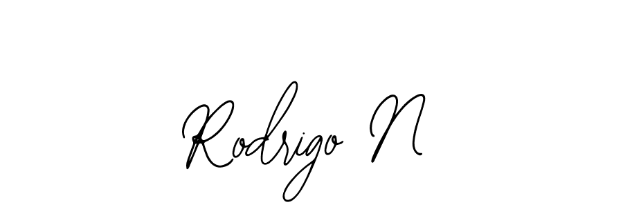 Make a beautiful signature design for name Rodrigo N. Use this online signature maker to create a handwritten signature for free. Rodrigo N signature style 12 images and pictures png