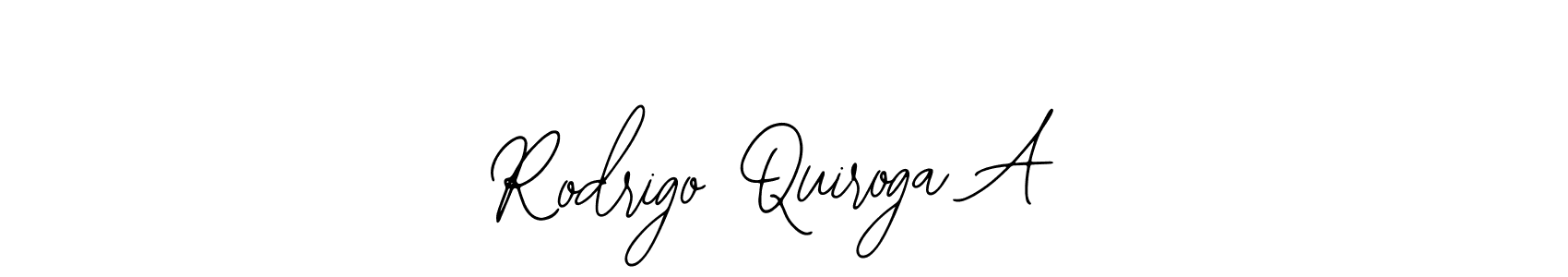 This is the best signature style for the Rodrigo Quiroga A name. Also you like these signature font (Bearetta-2O07w). Mix name signature. Rodrigo Quiroga A signature style 12 images and pictures png