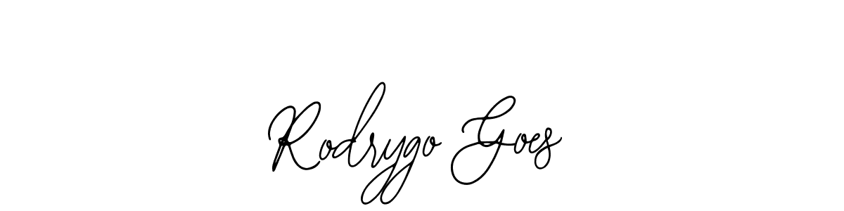 How to make Rodrygo Goes name signature. Use Bearetta-2O07w style for creating short signs online. This is the latest handwritten sign. Rodrygo Goes signature style 12 images and pictures png