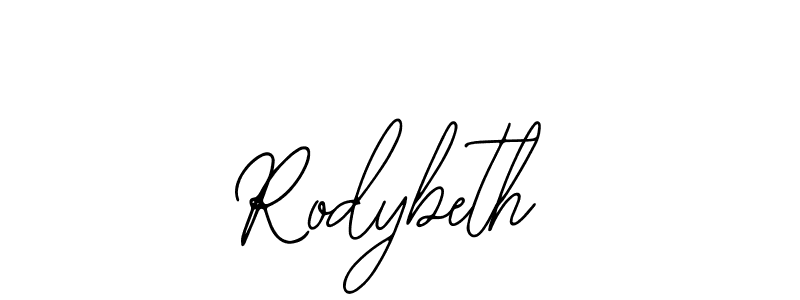 Bearetta-2O07w is a professional signature style that is perfect for those who want to add a touch of class to their signature. It is also a great choice for those who want to make their signature more unique. Get Rodybeth name to fancy signature for free. Rodybeth signature style 12 images and pictures png