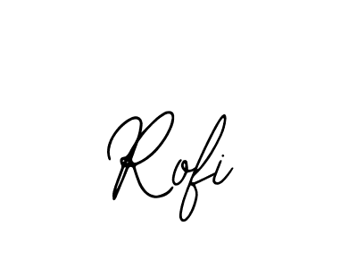 Design your own signature with our free online signature maker. With this signature software, you can create a handwritten (Bearetta-2O07w) signature for name Rofi. Rofi signature style 12 images and pictures png
