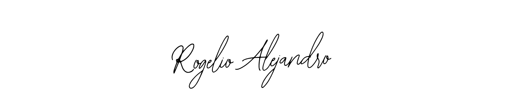 It looks lik you need a new signature style for name Rogelio Alejandro. Design unique handwritten (Bearetta-2O07w) signature with our free signature maker in just a few clicks. Rogelio Alejandro signature style 12 images and pictures png