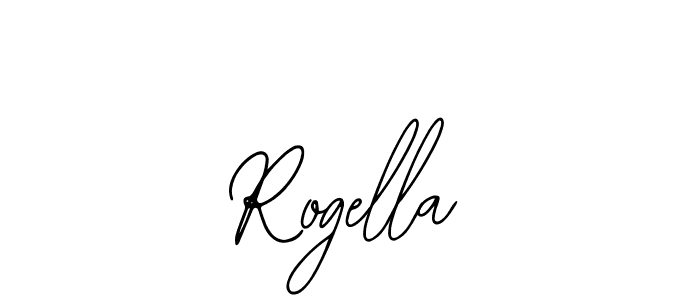 You should practise on your own different ways (Bearetta-2O07w) to write your name (Rogella) in signature. don't let someone else do it for you. Rogella signature style 12 images and pictures png