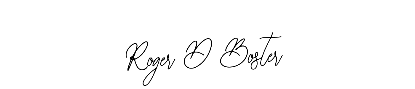 Use a signature maker to create a handwritten signature online. With this signature software, you can design (Bearetta-2O07w) your own signature for name Roger D Boster. Roger D Boster signature style 12 images and pictures png