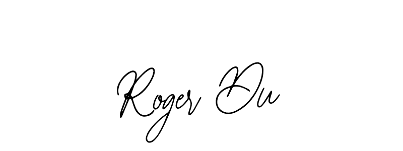 The best way (Bearetta-2O07w) to make a short signature is to pick only two or three words in your name. The name Roger Du include a total of six letters. For converting this name. Roger Du signature style 12 images and pictures png