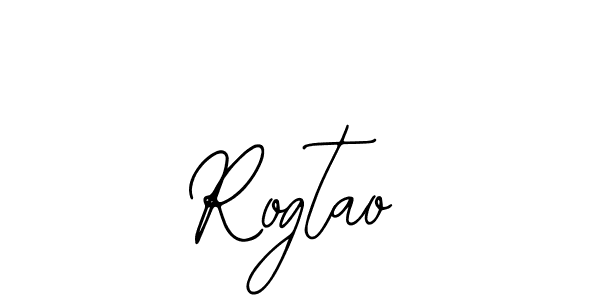 if you are searching for the best signature style for your name Rogtao. so please give up your signature search. here we have designed multiple signature styles  using Bearetta-2O07w. Rogtao signature style 12 images and pictures png