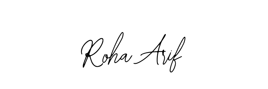 Make a beautiful signature design for name Roha Arif. With this signature (Bearetta-2O07w) style, you can create a handwritten signature for free. Roha Arif signature style 12 images and pictures png